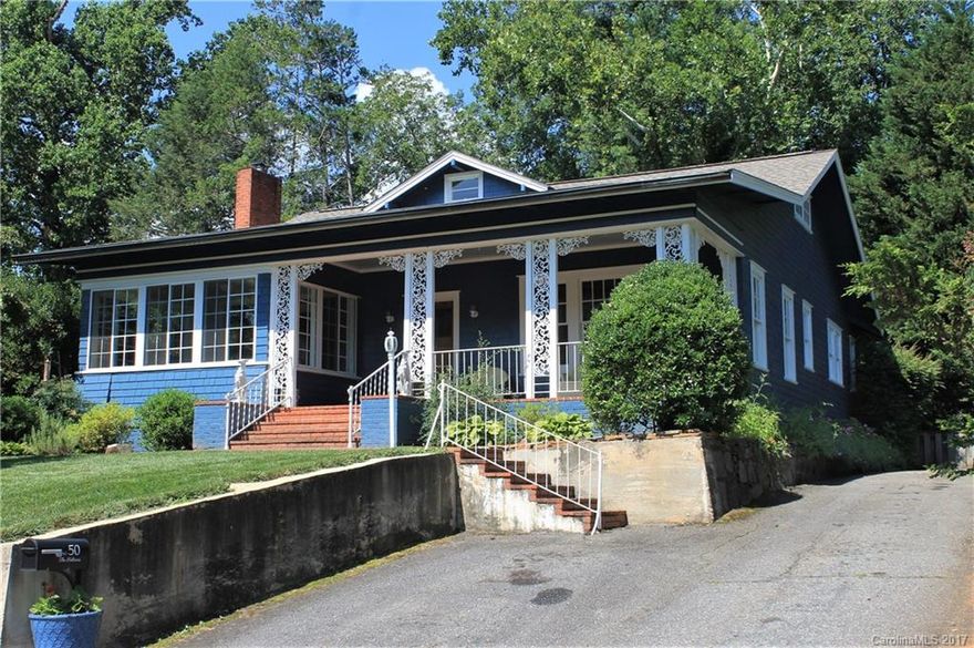 Immaculate & charming Tryon classic, four bedrooms, three baths, gleaming hardwood & tile flooring, wood burning fire place, sun-room with lots of windows, large master suite with walk-in-closet, SS appliances, lots of natural light, covered front porch, screened in back porch over looking the fenced back yard, nicely landscaped, close to the library & Community Arts Center,