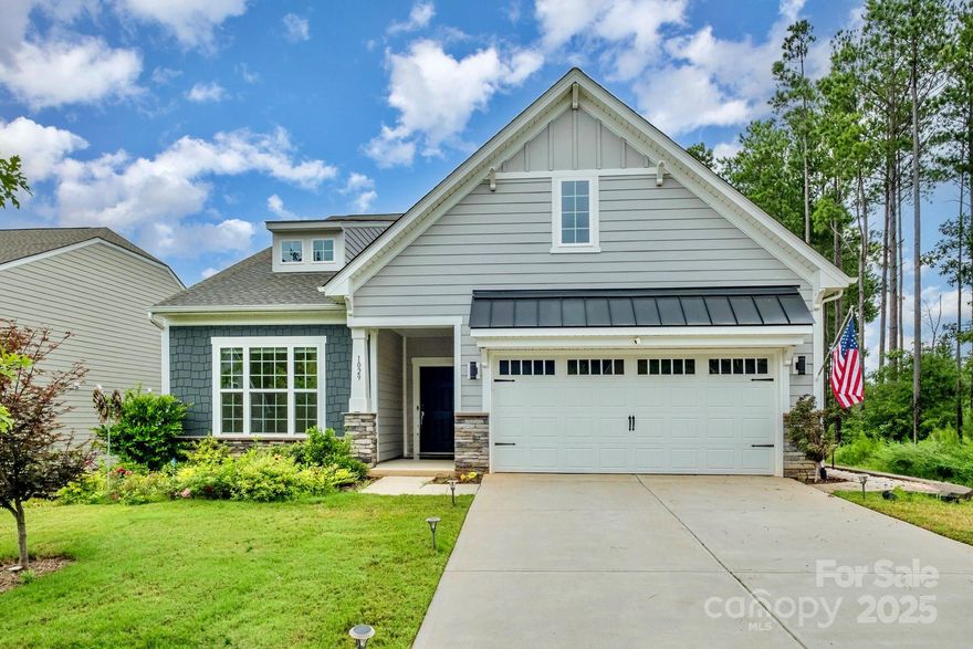 Welcome to Imagery on Mountain Island, a vibrant, 55+ lakefront community offering resort-style living and an array of amenities.

Enjoy a low-maintenance lifestyle with included lawn care and a full calendar of activities organized by the onsite Lifestyle Director. Community features include a heated pool, pickleball and tennis courts, nature trails, waterside parks, kayak access, dog parks, a fitness center, art studio, library, game room, and more.

This home boasts an open floor plan with a versatile flex space perfect for a formal dining room, home office, or den. Relax on the screened-in porch or step into your private backyard oasis complete with a gazebo, sunshade awning, patio area, and a convenient side-entry walkway.

Located just minutes from the airport, major highways, shopping, dining, and medical facilities, everything you need is close at hand.