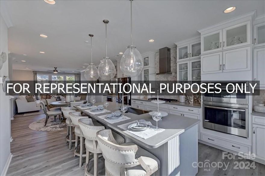 MLS # 4097719 REPRESENTATIVE PHOTOS ADDED. February Completion. The Vail III is a newly constructed three-story townhome in Mineral Springs, Charlotte. Upon entering the first floor, you encounter a flex space, with stairs ascending from the foyer to the open-concept core of the home. The two-car garage and a convenient drop zone are also accessible from the ground floor. On the second level, the gathering room, casual dining area, and kitchen seamlessly come together, extending the living space outdoors onto the deck, accessed between the kitchen and the walk-in pantry. A nearby powder room serves the needs of homeowners and visitors alike. The third floor features all 3 bedrooms, including the well-appointed owner’s suite, plus the laundry room and secondary bathroom. Design highlights added include: 30" freestanding gas range with exhaust fan.