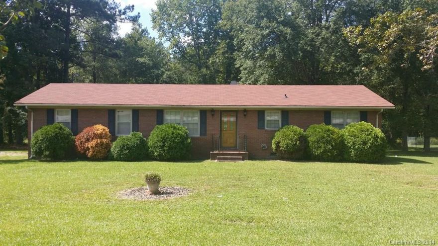 Country Living in a peaceful area. Full brick home with private deck and a tree lined back yard. Home features wood floor in the living room and hall. Great starter home with 2 spacious room!  ** This is .76 acres tax records of 144 acres is incorrect**