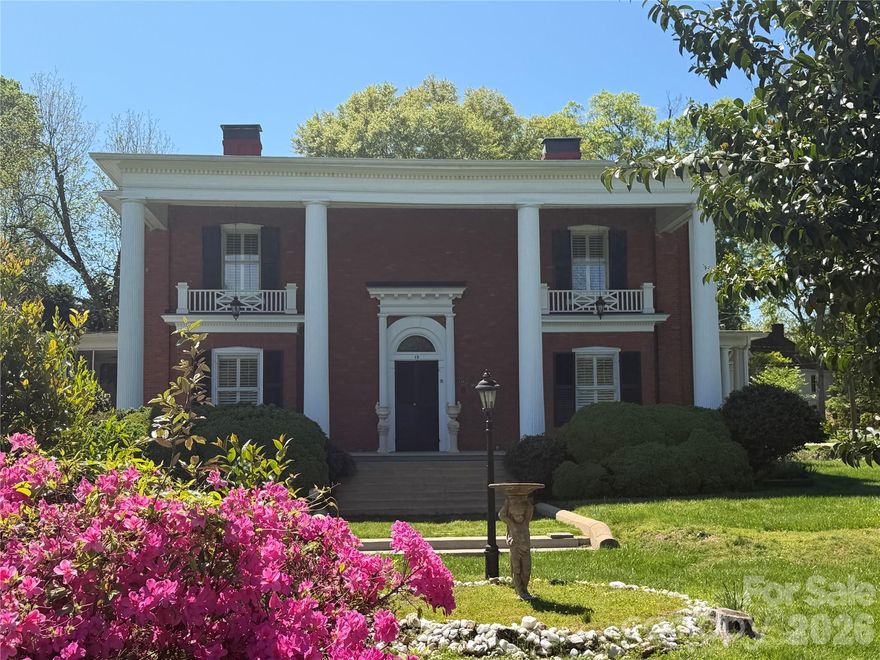 Springtime in the Charleston of the Upstate!  Southern Greek Revival Home is a site to behold and a rare opportunity to call home & to live in Historic York, SC.  Built in 1904 and in immaculate condition with all the modern comforts of the 21 century but preserving all the timeless charm of a true southern home.  The home includes a 25 ft grand foyer, 12 ceilings, Formal living, dining, and a custom kitchen with granite counter tops, gas Jenn-air range, side by side refrigerator, plus more than ample cabinet space! Other notable features include a screened porch, butler pantry, multiple fireplaces , 5th bedroom or office. Multiple entertaining and living areas, adequate closet and storage and a large spacious yard to roam and play (plenty of room for a custom garage or detached home office!  This home is close to the downtown shops, restaurants, gym and other entertainment.