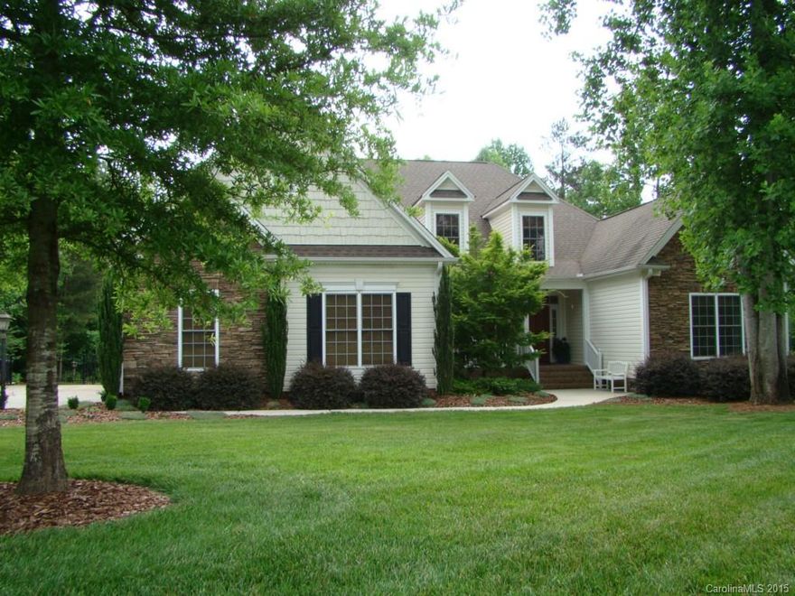 PRICED BELOW APPRAISED VALUE! Stunning custom build home in beautiful Equestrian Community. Home shows like a model! Beautiful Oak Hardwds, ceiling fans thru out, 2 spacious living areas w/detailed fireplaces in each. Spacious MBR 1st flr as well as second Master  Suite upstairs. High end Kitchen cabinetry and stainless steel appliances. Home also has 500+sq unfinished could be Bonus room or addit. bedrooms. This home has it all!
Irrigatiion system on the grounds is well supported.