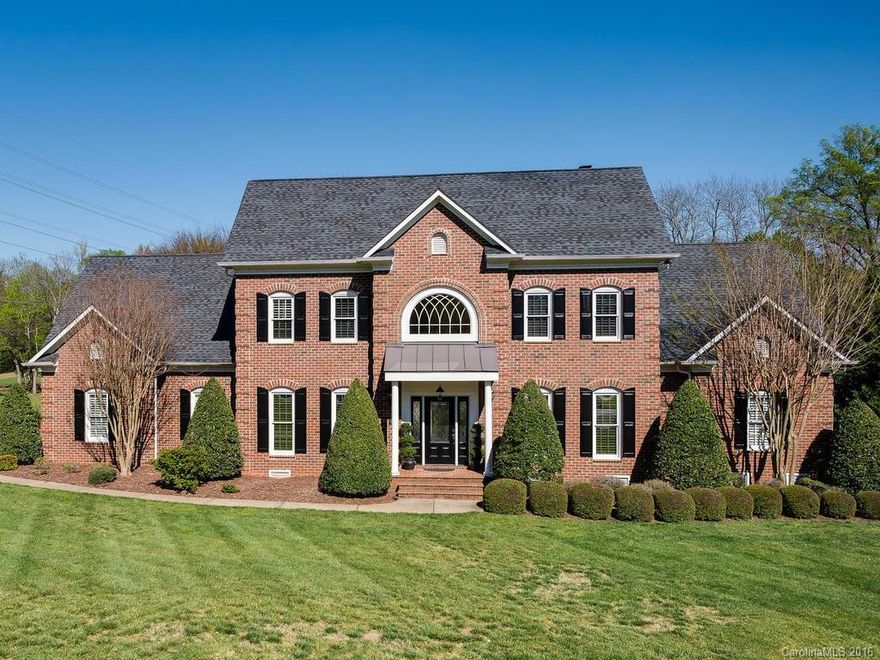 Lovely brick, golf course home w/salt water pool. Open flrplan, 2 sty Foyer, spacious formals, gleaming hardwoods. Updated Kitchen opens to Great Rm w/fp & blt-ins, Morning Rm w/fp & vaulted breakfast all w/abundance of windows. Master down w/updated bath. Office/5th BR down w/full bath, accessible fr pool. 3 add’l BRs, 2 full BTs & 2 Bonus Rms complete 2nd/3rd levels. Covered rear porch, privacy enhanced by Duke Energy Easement on left side of property, see attached EMF info & Marketing letter.