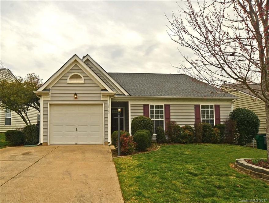 Great ranch plan with  fenced yard. Gourmet granite kitchen w ss appliances  upgraded fixtures. wood burning fireplace in great room wired for surround sound  close to shopping and dining Furnace 2014 AC 2011  Architectural shingles 2013