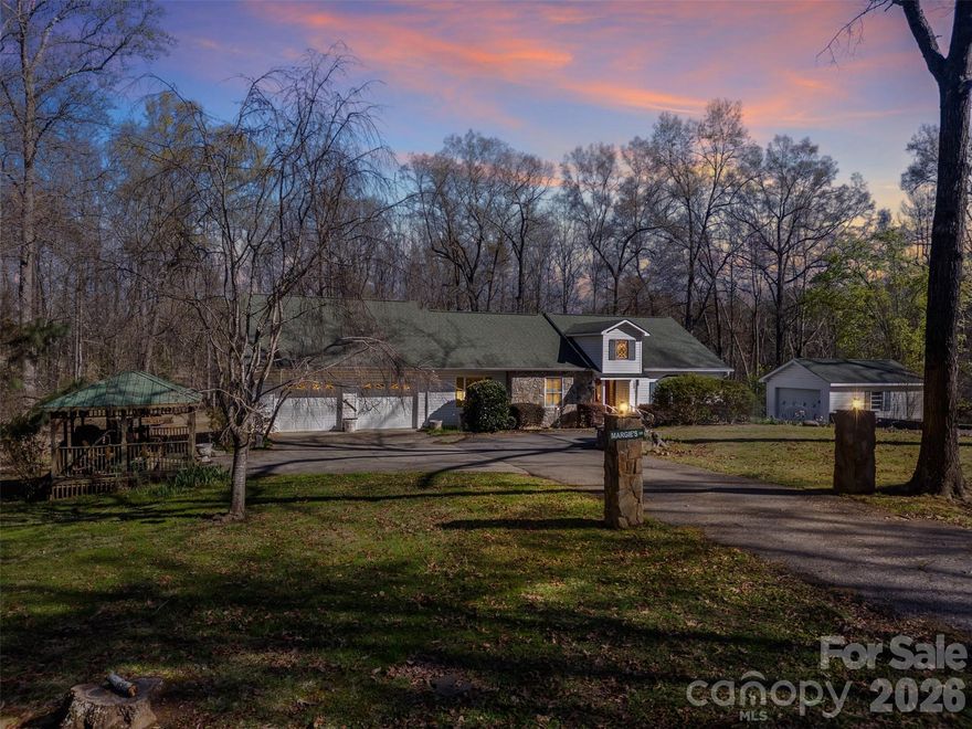 Welcome to your rural retreat with this 3-bed, 2-bath ranch on 4 private acres! Conveniently located just 15 minutes from shopping and dining near the Gaffney Outlets, this home offers the best of country living with nearby amenities. Enjoy a sunroom filled with natural light, two comfortable living spaces with gas fireplaces in both the living room and den, and plenty of storage with a 2-car attached garage plus a detached 1-car garage perfect for a workshop or additional parking. All appliances, including washer and dryer are included with the sale. Schedule a showing today!