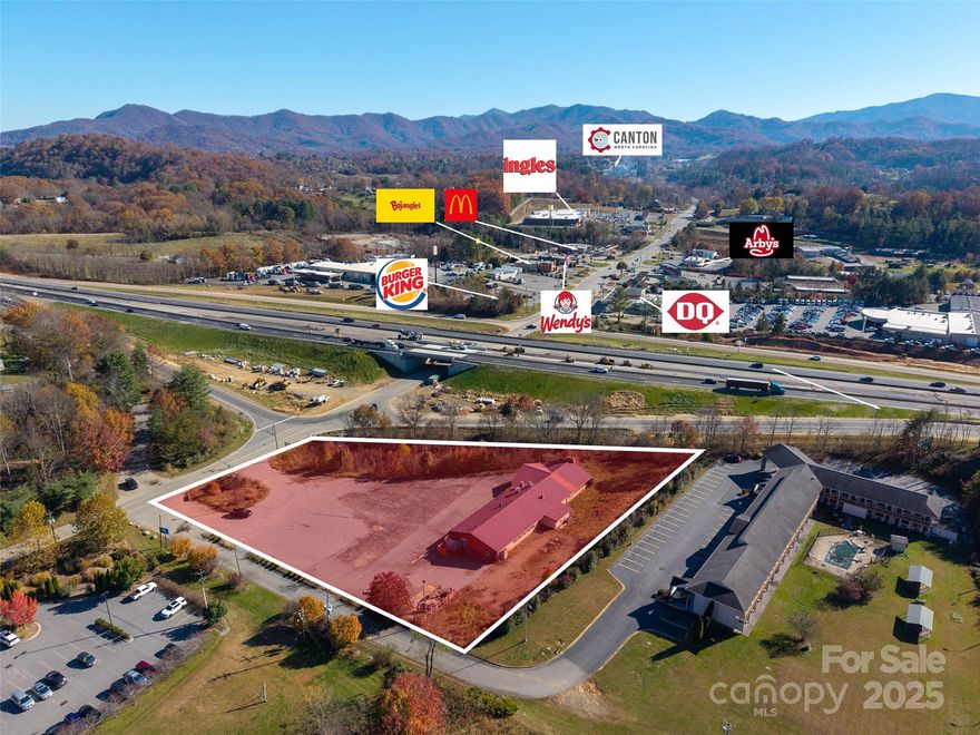 Prime corner commercial opportunity at I-40 Exit 31 on/off-ramp: a 7,000+ sq ft steakhouse built and successfully operated for 30 years by a national tenant. Brick exterior, durable metal roof, 74 paved parking spaces, and opportunity for high-visibility signage ensure maximum exposure. Inside, enjoy 250+ seating across multiple sections, spacious bar area, and huge commercial kitchen area with hood system. Ideal for continued restaurant use or redevelopment. Proven location with heavy, heavy traffic flow—secure this turnkey investment today.