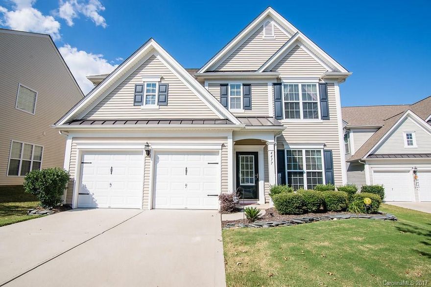 Cul-de-sac lot in desired Belair at Carolina Lakes neighborhoods. Three bedrooms up including large master closet. Fenced and wooded backyard for privacy. Granite counters, gourmet kitchen w/extra cabinet upgrades (more than other Aberdeen models). Hardwoods on main. Move-in ready and close proximity to neighborhood amenities.