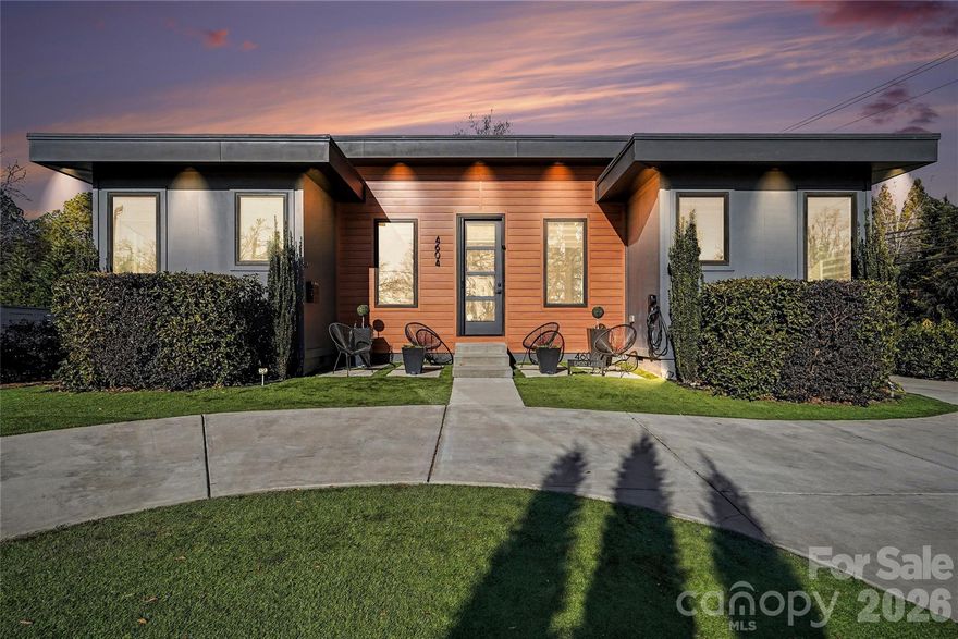 Step into modern elegance with this custom-built 2020 gem that perfectly blends style, functionality, and versatility. The main home offers 3 cozy bedrooms and 2.5 baths, all adorned with beautiful pre-finished hardwood floors that exude warmth and sophistication. The cozy, European-style rooms create an inviting ambiance, ideal for relaxation or entertaining. Natural light pours into every corner, enhancing the bright and welcoming atmosphere.

What truly sets this property apart is its multi-generational living potential, thanks to the attached ADU (Accessory Dwelling Unit)—with a separate mailing address. A fully self-contained 1-bedroom, 1-bath retreat with its own living area and kitchen. Whether you're hosting extended family, accommodating guests, or considering rental income, this space offers endless possibilities with its private entrance, parking, and shared laundry access.

Outdoor living is equally impressive and low-maintenance. The frontyard features lush, low-maintenance turf, a circular drive & Wallbox EV Car Charger. Relax or entertain on the composite deck, or enjoy the two patios complete with retractable awnings for shade. The fully fenced (black vinyl fencing)  backyard is perfect for kids, pets, or quiet evenings under the stars.

Practicality meets modern design with an ultra-durable EPDM rubber flat roof that ensures peace of mind. Every detail has been thoughtfully designed to enhance your lifestyle.

This is more than just a home—it’s an opportunity to live, host, and thrive in a space tailored to meet your every need. Don’t miss your chance to own this one-of-a-kind property in Sherwood Forest!