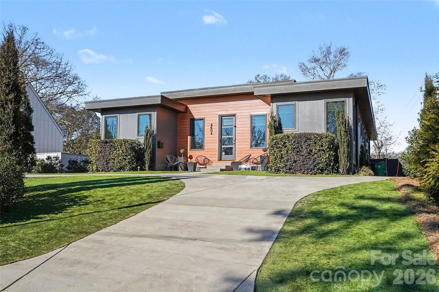 Step into modern elegance with this custom-built 2020 gem that perfectly blends style, functionality, and versatility. The main home offers 3 cozy bedrooms and 2.5 baths, all adorned with beautiful pre-finished hardwood floors that exude warmth and sophistication. The cozy, European-style rooms create an inviting ambiance, ideal for relaxation or entertaining. Natural light pours into every corner, enhancing the bright and welcoming atmosphere.

What truly sets this property apart is its multi-generational living potential, thanks to the attached ADU (Accessory Dwelling Unit)—with a separate mailing address. A fully self-contained 1-bedroom, 1-bath retreat with its own living area and kitchen. Whether you're hosting extended family, accommodating guests, or considering rental income, this space offers endless possibilities with its private entrance, parking, and shared laundry access.

Outdoor living is equally impressive and low-maintenance. The frontyard features lush, low-maintenance turf, a circular drive & Wallbox EV Car Charger. Relax or entertain on the composite deck, or enjoy the two patios complete with retractable awnings for shade. The fully fenced (black vinyl fencing)  backyard is perfect for kids, pets, or quiet evenings under the stars.

Practicality meets modern design with an ultra-durable EPDM rubber flat roof that ensures peace of mind. Every detail has been thoughtfully designed to enhance your lifestyle.

This is more than just a home—it’s an opportunity to live, host, and thrive in a space tailored to meet your every need. Don’t miss your chance to own this one-of-a-kind property in Sherwood Forest!