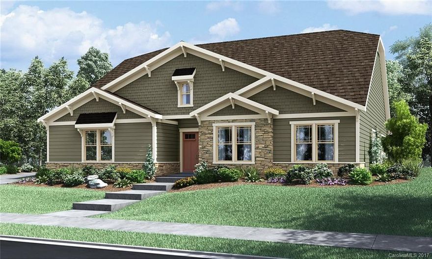 The Heaven Plan is a 3 Car garage Ranch plan , 10ft Ceilings and 8ft Doors are included in this plan, Very open concept, 3 Bedrooms/3.5 baths, home is located in a cul-de-sac backing up to a wooded private area