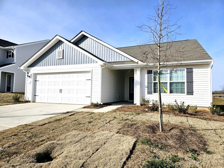 This three-bedroom home has space for all your needs! A gorgeous kitchen with tons of counter space 
and a breakfast bar overlook the living area. The chef-ready kitchen boasts stainless steel appliances, 
granite countertops, 36” upper wood cabinets with crown molding and more. The master suite is a 
highlight of this home. A large window allows for plenty of natural light to brighten up the space. The 
master bathroom includes a spacious vanity and a walk-in shower.