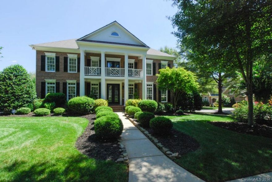 Absolutely stunning home with stately columns, custom interior complete w/ Inground pool/hot tub!Brazilian cherry hardwoods,new carpet, iron railings; Gourmet kitchen w/wine closet, 6 burner wolf double oven,2-story Great Room w/gas fp; Exceptional crown moldings and ceiling detail. Fabulous master suite w/ his/her closets and office;Fully finished third floor features large bonus room/full bath/lg closets;theater room w/ surround sound;exercise room.Beautifully landscaped and private backyard.