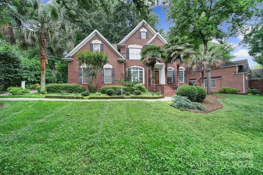 Deeded Boat Slip. New Carpet installed upstairs, living room, and family room 5/9. Home will have new photos 5/22.  ALL Brick Home in Lake Access Community.The boat slip is on the same street, ideal for water enthusiasts. A chef’s kitchen featuring white cabinets, granite countertops, and stainless steel appliances. Pull-out shelves in the cabinets provide easy access and organization,Induction cooktop installed with option to convert to gas.The dryer is gas with 220 option for electric.Added on screened-in porch with a metal roof and screening under the decking, offering a peaceful space to unwind. The backyard is a gardener’s paradise along with a shed ideal for storage or creative pursuits.The home offers a flexible floor plan with front and back staircases leading to the upper level, where you'll find four bedrooms, plus a 5th bedroom that can easily function as a bonus room.With a community access to nearby grocery store and restaurants, convenience at your doorstep.