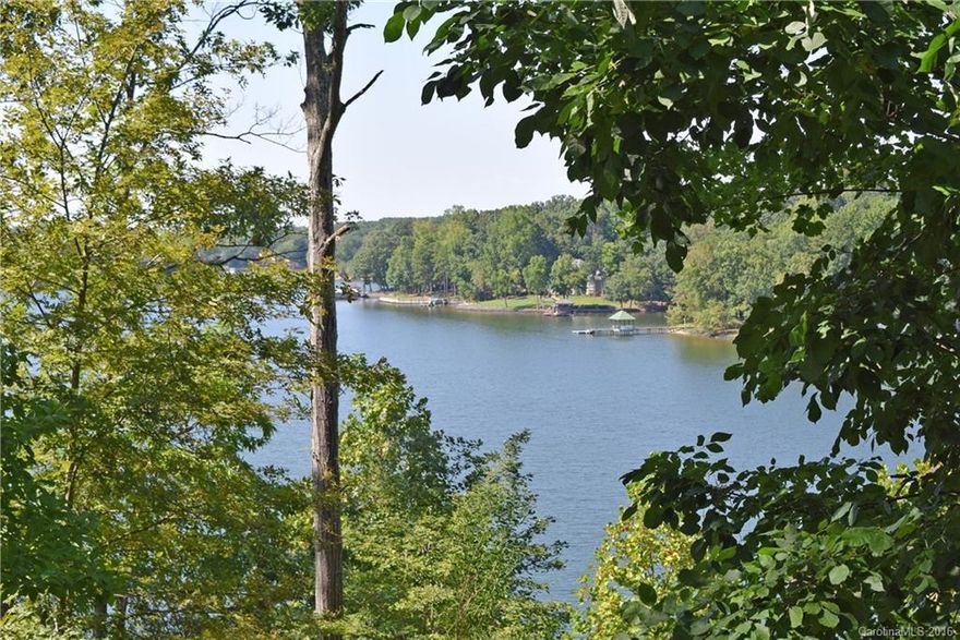It's all about the VIEW from this half acre waterfront lot in Tega Cay.  Expansive view of the wide Torrence Creek channel of Lake Wylie, an excellent area of the lake for water sports, paddling, and boating.  You'll have an eagle's eye view of the water.  Lot has been graded, with a retaining wall and a golf cart path to the water.  Surrounded by lovely custom homes, you'll be ready to build and enjoy the lake lifestyle. Tega Cay offers golf courses, swimming & tennis, and excellent schools.