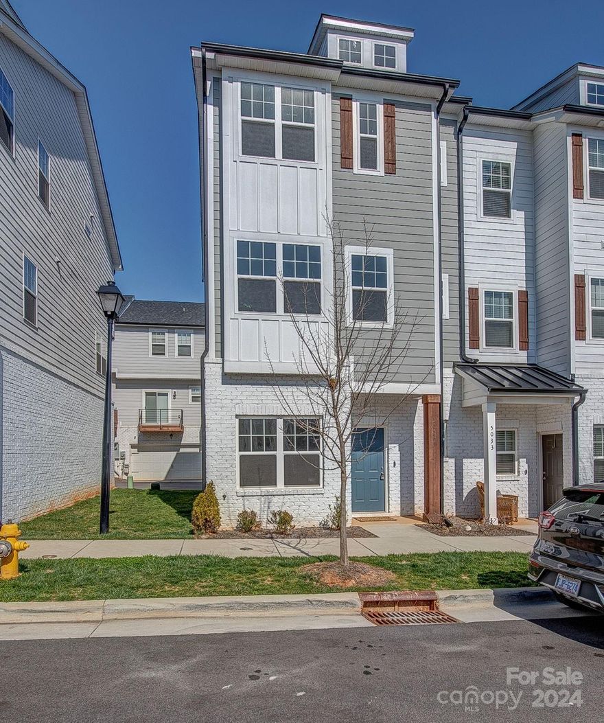 Location, location, location...within a short stroll to downtown Belmont is this wonderful townhome ready for its next owner.  Built in 2021, this desirable corner unit allows more natural light and is one of the larger units in the subdivision.  The open floor plan boasts a large kitchen with white cabinets, granite countertops, stainless appliances, and a ceramic tile backsplash.  The ample dining room has a sliding glass door that leads you out to the balcony upon which you can relax in the outdoors.  Enter the unit on the lower level with a large multi-purpose room that is excellent for a home office, gym, or recreational area.  3 bedrooms are on the 3rd floor and you will love the simple, but elegantly designed bathrooms.  A large 2-car garage with extra storage space completes the package.  Just sit back, relax, and enjoy the maintenance-free living that this unit offers!