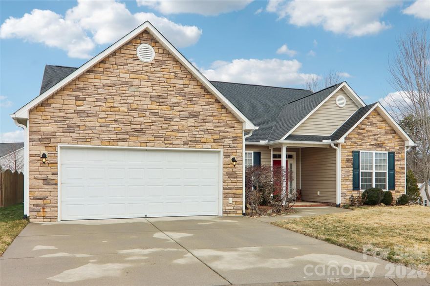 Welcome to this meticulously maintained, one-owner home in the highly desirable River Walk community of Asheville. Situated on a corner lot with mature landscaping and trees, this beautifully cared for 3 bedroom, 2 bath home offers the ease of one-level living with thoughtful updates and pride of ownership throughout. Built in 2009, the home features nearly 2,000 square feet of comfortable living space with wood floors, a gas-vented fireplace in the family room, and a seamless layout connecting the living, dining, and kitchen areas. The kitchen is well-equipped with ample cabinetry, pantry storage, and all appliances included. The spacious primary suite offers a walk-in closet and private bath, while two additional bedrooms and a dedicated office provide flexibility for guests, hobbies, or working from home. Newer flooring in the primary bathroom adds a fresh, updated touch. Major system maintenance and updates provide peace of mind, including a new roof and gutters in 2025, a tankless natural gas water heater, and a heating and cooling system serviced every six months. Main-level laundry and an attached garage add everyday convenience. Step outside to enjoy the private patio overlooking the level yard — perfect for relaxing or entertaining in a peaceful, established setting. With city water and sewer, natural gas, and low annual HOA dues, this move-in ready home offers low-maintenance living just minutes from everything Asheville has to offer.


More on the River Walk community: River Walk is the kind of neighborhood people hope to find. Evening walks with the dog, neighbors who wave as you pass, and a peaceful setting that feels tucked away from the hustle, yet everything you need is just minutes from home. Just down the road, Woodfin’s Riverside Park and Taylor’s Wave (projected completion Spring 2026) along the French Broad River offers kayaking, biking trails, walking paths, and some of the most beautiful outdoor scenery Asheville has to offer. Whether you love being active outside or simply enjoy knowing nature is at your doorstep, this location makes it easy. River Walk blends quiet community living with quick access to the dining, shopping, and charm of both Asheville and Weaverville. Truly the best of both worlds!