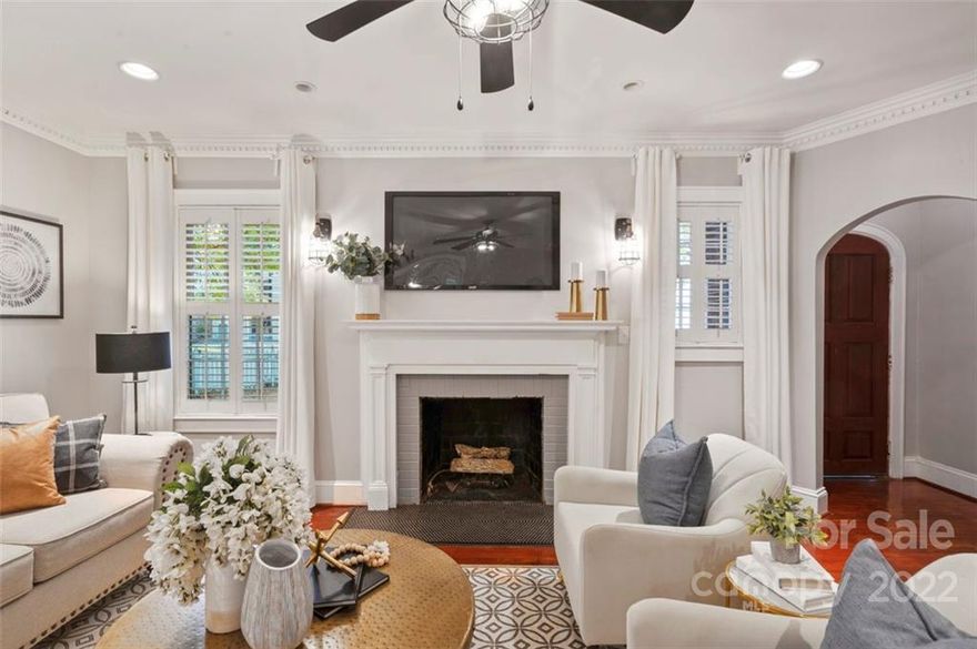 This cottage-style home is completely renovated featuring 3 BDR, 3 BTHS, approx. 2,200 sq. ft. of living space, & a highly sought 2-car garage in the heart of Elizabeth!  The 1st floor features a cozy living area with a fireplace, built-in surround sound, a SS kitchen w/ granite countertops, and plantation shutters.  Feast your eyes on the enormous primary bedroom, complete w/ an en suite, cathedral ceilings, walk-in closet, Juliet balcony, & private deck perfect to soak up the morning rays.  Home boasts hardwood floors throughout, tile (bathrooms), a bonus area/loft upstairs perfect for WFH, and the main floor bedroom and full bathroom for the convenience of out-of-town guests.   The corner lot is fully fenced, including the private backyard, providing an opportunity to create the outdoor space of dreams.  The prime location allows a short drive to Uptown sports, dining, and entertainment, a walkable Elizabeth community, and easy access to all highways.  Make this home yours!