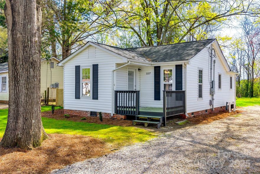 Newly renovated 3 bed/ 1 bath home in prime location. Off the front patio you have a mudroom/ off loading area with coat closet. This home offers a new roof and HVAC, new flooring, new paint, and a new kitchen complete with new cabinets, granite counter tops and new appliances. The spacious bedrooms have been uplifted with new lights, new carpet and paint. The spa like bathroom has been completely renovated with tile surround and tub, new flooring, and new vanity. Enjoy your evenings on the back deck overlooking your private back yard and shed that conveys.