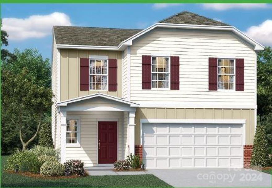 This new two-story home is designed for family living. It showcases an open-concept layout among the first-floor family room, breakfast nook and kitchen. Upstairs balances shared living and privacy with a centrally located loft and five bedrooms including the owner’s suite, three of which have walk-in closets.   Kitchen Boasts a Gas Range, White Cabinets, Gray Island Cabinets, Subway Backsplash, Quartz Countertops and a Large Stainless Steel Single Bowl sink.   Community is on its final Phase - come secure your New home Today!