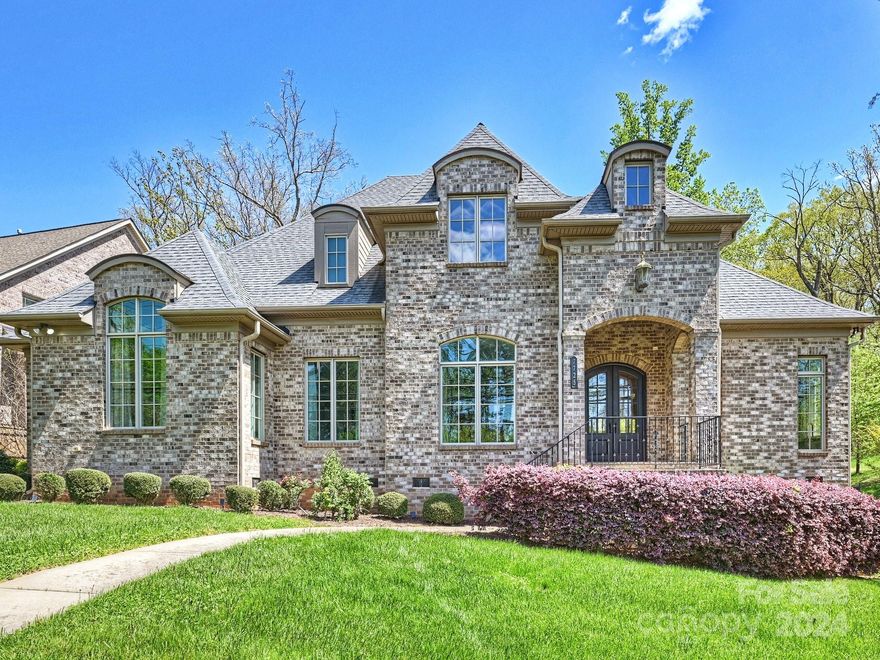 Beautiful custom built home in South Park/ Quail Hollow area.  Wonderful floorplan with living, dining and family room all flowing together. Beautiful custom millwork and details throughout the home.  Coffered ceiling in the family room along with built-ins and a gorgeous fireplace.   Open kitchen with 6 burner gas cooktop, double over, 48" built-in refrigerator, and large island.  Great home office on the first floor and  large primary suite with dual walk in closets. Oversized bath features large stand alone tub, dual vanities and seamless shower.  Upper level features three sizable bedrooms, two baths and a large bonus room.  There is a large walk in attic for storage as well as a three car garage .  This is a fabulous home.