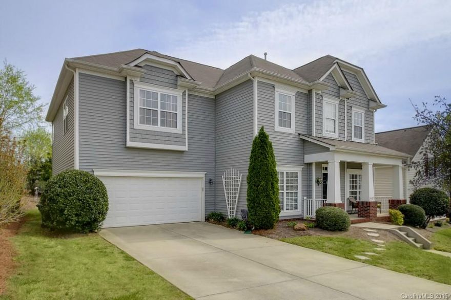 Spread out with 3,700 sq ft of generous living space in MacAuley, one of LKN’s most desired communities w/ top schools, short commute to uptown Charlotte! This BEAUTIFUL home has one bedroom and full bath on main, 4 more bedrooms plus ENORMOUS bonus rm upstairs. Gourmet kitchen w/ UPGRADES galore— granite, stainless, HUGE island. Soaring 10’ ceilings, hardwoods, roomy two-car garage w/ extra storage closet, screen porch overlooking lovely backyard. Call now, be settled in before school starts!