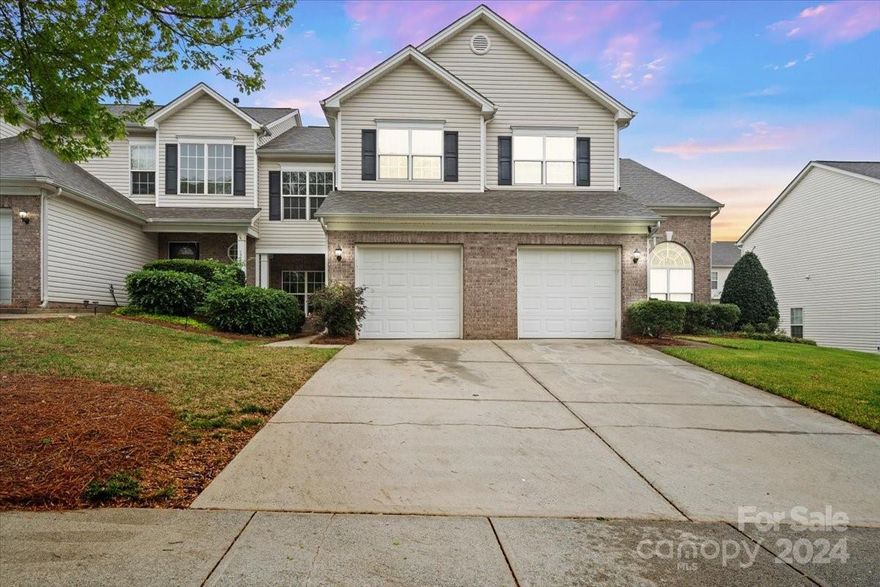 Welcome home to this beautifully updated, three bedroom 2 bath townhome in the heart of booming Pineville.  Upon entrance you are warmly greeted with the luxury vinyl plank floors, fresh paint, floor plan seamlessly connecting the kitchen and living room.  Enjoy preparing meals in the updated kitchen featuring granite countertops, porcelain tiled floors, tiled backsplash, and new stainless steel appliances.  The master suite feature lvp flooring, porcelain tile in the bathroom with updated vanity, and spacious walk in closet. HOA covers exterior of home and water utility. Community pool! Enjoy the convenience of nearby shopping areas, restaurants and more. Come in a take a look for yourself and see what makes this house the perfect place to call your home. Schedule a showing today!