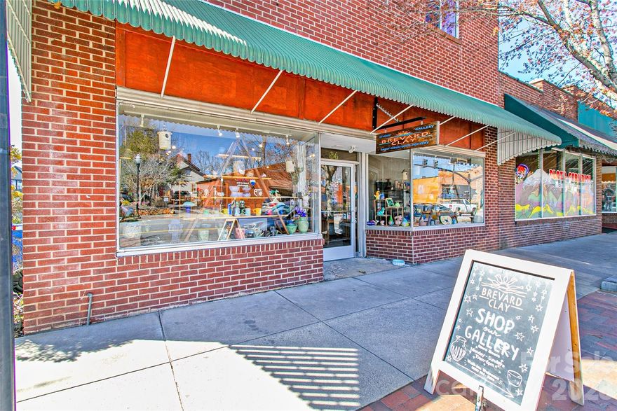 Location, Location, Location! This mixed-use building is located in the Heart of Brevard, On East Main St. It includes a private parking lot, plus a building with a commercial unit, a 3/1 apartment, and an unfinished storage area with potential for an additional residential unit. Owner financing preferred with at least 25% down.