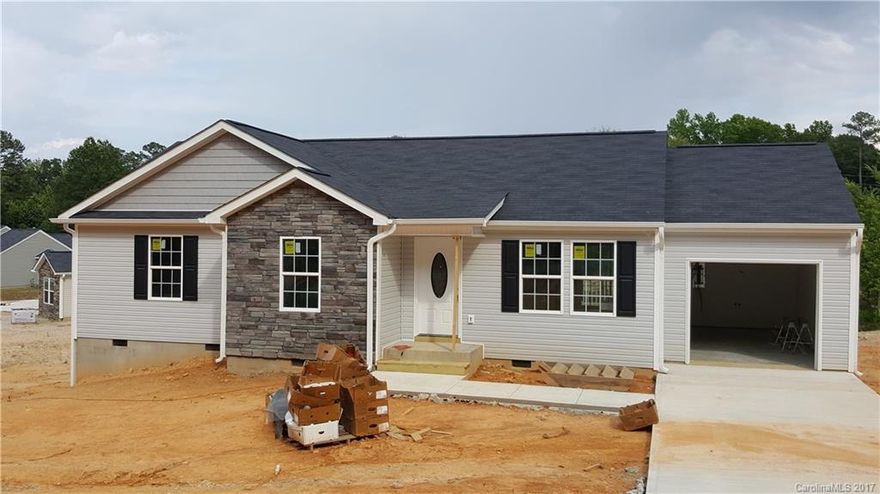 Great new construction. 3 bedrooms 2 baths, single attached garage.