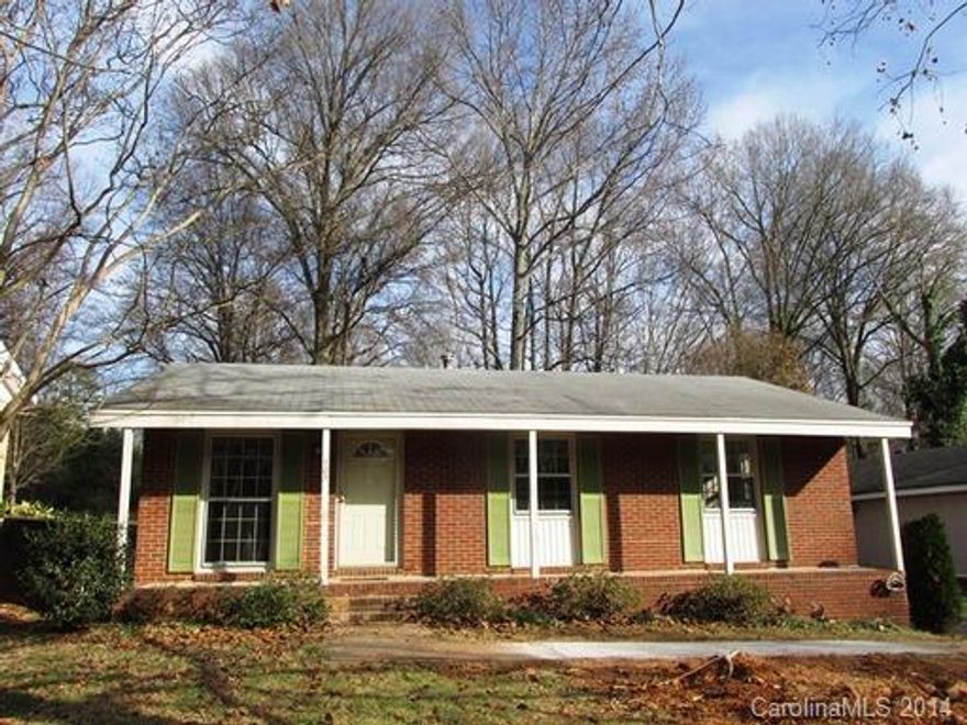 Absolutely stunning 3 bedroom, 1.5 bathroom brick ranch with sunroom and close to 1300 square feet. The home has updates galore and is move in ready! New, bamboo flooring, new cabinetry, new lighting, new fixtures, new vanities and more. The bedrooms are spacious and sunroom provides extra living area. Outside there is a utility/storage room, storage shed and large, fully fenced in yard. This home is minutes from I-485 and convenient to Mt. Holly, 10 minutes from Uptown Charlotte.