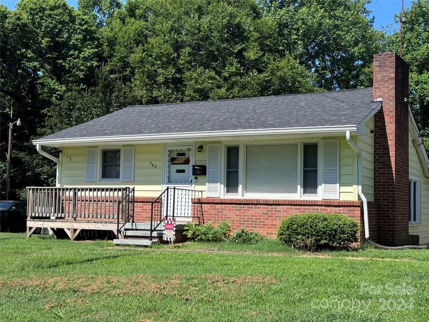 Well maintained and updated home with convenient location to the Historic Downtown Elkin. Recent updates include HVAC system and roof 2019. 2 car carport and 1 car garage/storage building. The end of the street offers privacy. The home as efficient replacement tilt windows. Beautiful hard pine kitchen cabinets with a new LG refrigerator and back deck overlooking backyard. You will enjoy a spacious side yard for gardening. Some oak hardwood floors and some updated vinyl plank flooring. Recently updated bathroom. Located on minutes from Elkin City Schools, recreation parks and hiking trails.