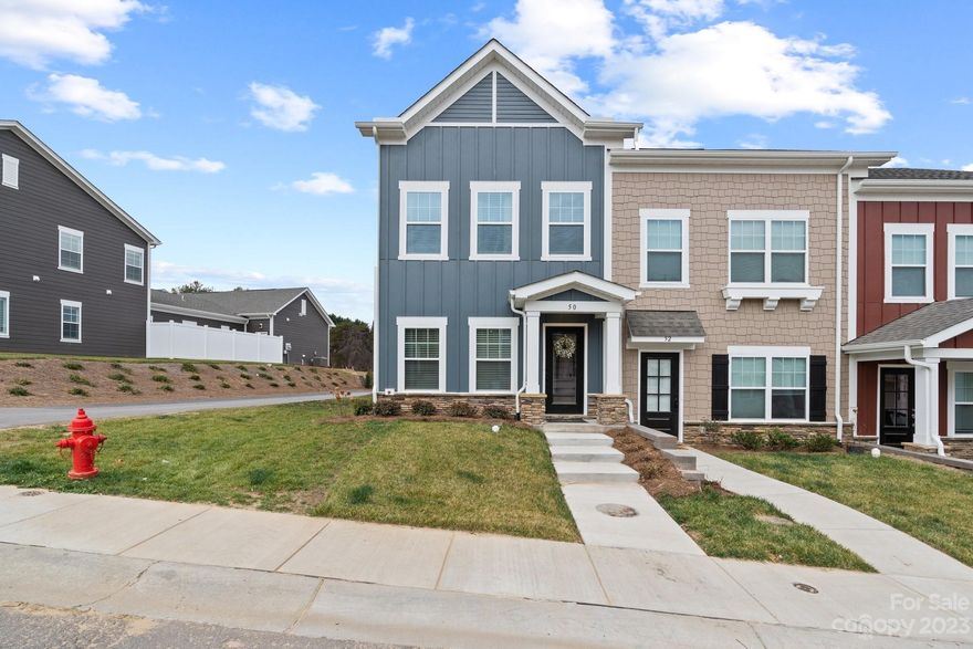 Private, low maintenance living awaits you at The Springs of North Asheville.  Open concept living, kitchen features white cabinets, granite countertops, brushed nickel hardware and upgraded lighting.  The primary bedroom is located on the main level and features vaulted ceilings and a luxury en suite. On the second level each bedroom will feature a walk-in closet as well as access to an upgraded bath. Finishing out the home, you can relax outside or entertain with friends on a private patio. The Springs of North Asheville is located just minutes to great restaurants and shops in downtown Weaverville and is only 12 minutes from downtown Asheville, this home is convenient to everything.

Builder is currently allowing clients to make their own selections.