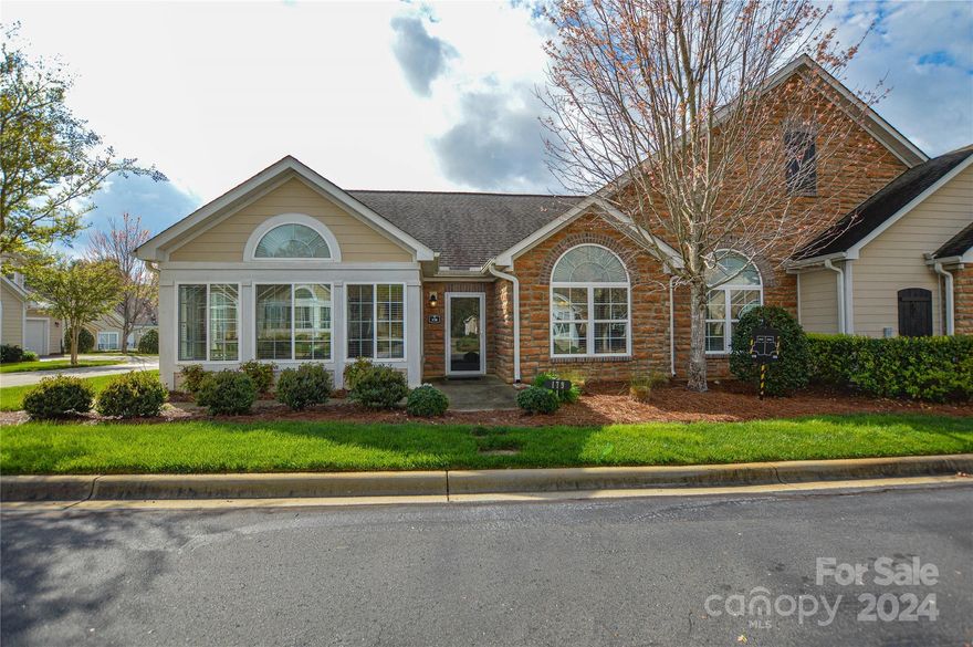 Welcome to this lovely condo in the 55+ community of Village at India Hook.  The openness of the living room and kitchen area makes socializing with friends and family easy, yet the split bedroom floorplan lends itself to privacy from your overnight guests.  The large sunroom sprays sunlight into the living spaces.  The home has lots of storage for all of your special trinkets.  The flex space above the garage boasts a full bath and walk-in closet, perfect for an office, a craft room, or a third bedroom.  The peaceful community is well maintained and convenient for shopping and great restaurants.