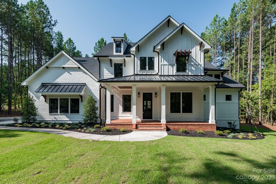 *New Construction. Stunning custom home in sought after Falls Cove Parkwood. 4BR 4.5Bath. Large bonus room with wet bar and additional flex rooms. Office on main floor. 48” Wolf commercial gas cooktop with 1200cfm commercial range hood. 48” built in Fridge. 3 fireplaces including wood burning fireplace under covered patio. Spa like master bath with heated floors and 4 valve Moen talk/touch/app control smart shower. Instant hot water with recirculating line throughout home. Hallmark oak floors throughout living areas. 8’ solid core interior doors. Commercial epoxy garage floor. Quartzite and quartz counters. No expense spared on this home. Large private 1.5 acre lot. Minutes to I-77 and Lake Norman State Park.