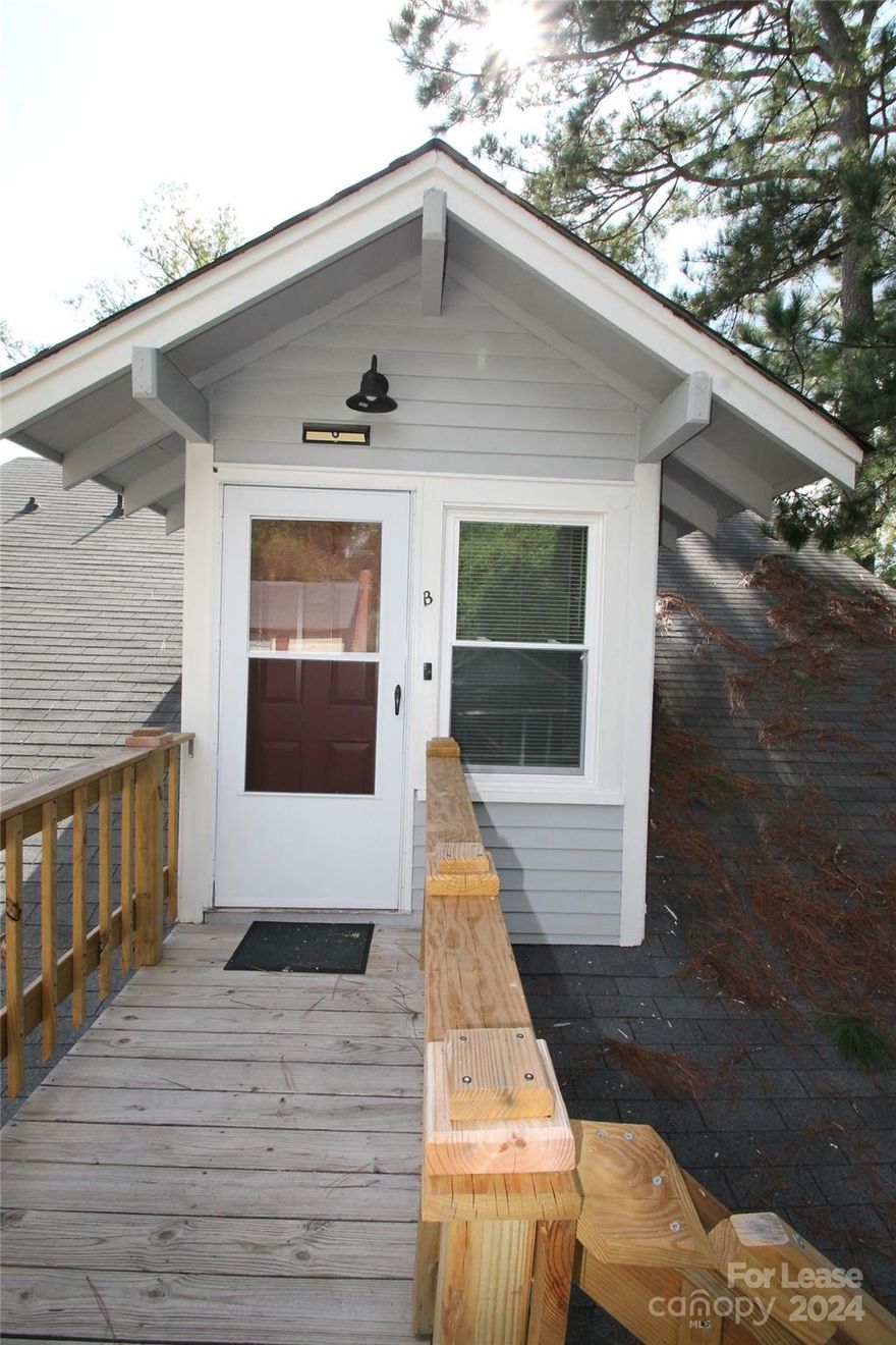 Cute Upstairs Apartment Located near the Downtown Area of Rock Hill, SC, 2 Bedrooms, 1 Bathroom, Living Room, Kitchen with Range, Refrigerator and Laundry with Washer & Dryer. Recently remodeled with New Floors, Windows and Paint.
No Smoking/No Vaping. No Pets. Maximum Occupants 2.
Home is currently occupied. Viewing appointments will only be scheduled with approved applicants. Approximate availability date is 10/03/2024. (This date is not guaranteed and subject to change.)