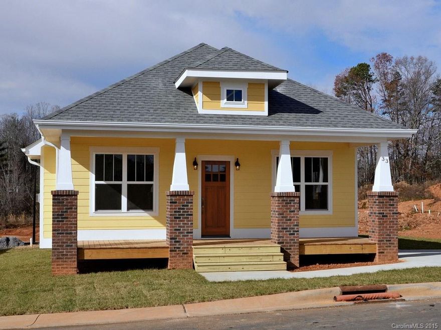 NEW SUBDIVISION of Arts & Craft Cottage Homes in wonderful South Asheville. This is the Guilford floor plan, 3 bedrooms/ 2 baths. Floor plans to meet every need are available. Lot sizes vary. Standard features include 9' ceilings, hardwood, tile and carpet, Natural Gas Furnace, covered front porch, & concrete board siding. Garages and many other upgrades are available! USDA and FHA approved. No Construction loan needed, Taxes TBD.