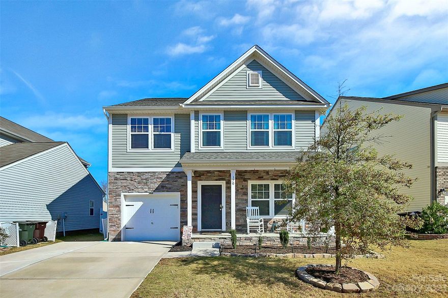 Meticulously maintained, move-in ready home in popular Roddey Park subdivision! The flat, fenced-in backyard features a nice 10'x10' deck, firepit, and offers plenty of room for outdoor entertaining. Upon entering the home you will find an office with double doors, beautiful laminate wood floors leading through the dining area and into the kitchen which features beautiful tile backsplash, kitchen island, granite countertops, stainless steel appliances, and a butlers pantry perfect for a coffee bar. Family room is open to the kitchen. As you head to the upper floor there is a drop zone outside of the door leading to the garage. Upstairs has 3 large bedrooms, 2 full bathrooms, and a great bonus area separating the master bedroom from the others. The laundry room with folding table is conveniently located next to the bedrooms. Preferred lender The Carolina Mortgage Coach is offering up to $1600 in credits to the buyer if they use them to purchase the property.