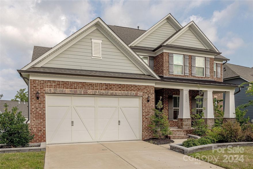 Situated on a premium interior lot in Fort Mill’s desirable community of Habersham, this 2-story + finished basement home is move-in ready perfection.  A gourmet chef’s kitchen with features quartz counters, gas cooktop with exterior venting hood, & expanded custom cabinets.  Primary suite on the main offers spa-like luxury bath including glass enclosed shower, tile accented garden tub & walk-in closet.  Upstairs are 3 generously sized bedrooms, one with private en-suite bathroom, and flexible loft.  The finished basement offers an enormous flex space plus oversized bedroom, ideal for potential multi-generational living.  Multiple unfinished storage areas in basement than can be finished. The flat backyard features an expanded entertaining patio and in-ground irrigation.  Conveniently located in the heart of Fort Mill, Habersham features remarkable amenities, fantastic Fort Mill school assignments and easy access to premier shopping, dining & entertainment.  This is a must see!