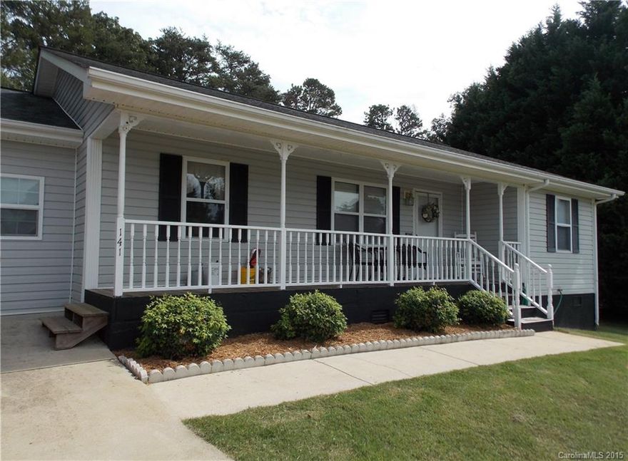 Make a great move to this split floor plan home on a cul de sac lot.  Private setting with a tree lined backyard, natural sitting areas, deck, plus 2 storage buildings. The heat pump unit was replaced in 2011, addition/den in 2010, & laminate wood floors in 2014. Den currently used as 4th br, septic permit has 3 brs. Seller has recently installed new ceiling fans & bathroom fixtures. With a recent fresh coat of paint, this one is ready for you to move into. Low county taxes & qualifies for USDA.