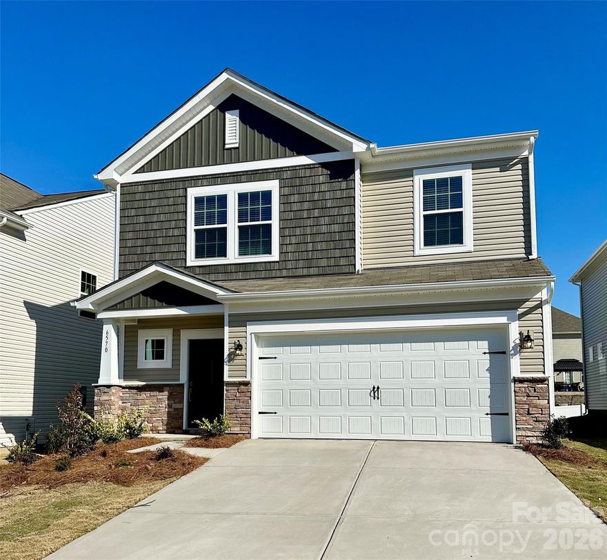 Price Improvement in highly sought-after Walnut Creek – Indian Land, SC! Built in 2023, this beautiful 4-bedroom, 2.5-bath home offers 2,309 sq ft of modern living with a thoughtfully designed layout and today’s most desirable features. The primary suite on the main level provides comfort and privacy, while three additional bedrooms upstairs offer flexible space for family, guests, or a home office.

The open-concept floor plan is perfect for everyday living and entertaining, featuring a spacious kitchen overlooking the living and dining areas. Upstairs, a large loft provides additional living space, ideal for a media room, playroom, home gym, or second family room. Enjoy the convenience of an attached two-car garage and a fully fenced backyard, perfect for pets, play, or relaxing outdoors.

Located in the heart of Walnut Creek, one of Indian Land’s premier master-planned communities, residents enjoy an unmatched lifestyle with resort-style amenities including a clubhouse, pools, fitness center, playgrounds, walking trails, sports courts, and a full calendar of community events. Sidewalk-lined streets and green spaces create a true neighborhood feel.

Indian Land is known for its top-rated schools, low South Carolina taxes, and easy access to Ballantyne, Charlotte, shopping, dining, and major highways, making commuting and everyday living a breeze. Whether you’re relocating, upsizing, or looking for a newer home in a vibrant community, this property offers the perfect blend of comfort, convenience, and lifestyle.

Don’t miss your opportunity to own in Walnut Creek, Lancaster/Indian Land!