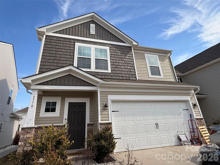 Price Improvement in highly sought-after Walnut Creek – Indian Land, SC! Built in 2023, this beautiful 4-bedroom, 2.5-bath home offers 2,309 sq ft of modern living with a thoughtfully designed layout and today’s most desirable features. The primary suite on the main level provides comfort and privacy, while three additional bedrooms upstairs offer flexible space for family, guests, or a home office.

The open-concept floor plan is perfect for everyday living and entertaining, featuring a spacious kitchen overlooking the living and dining areas. Upstairs, a large loft provides additional living space, ideal for a media room, playroom, home gym, or second family room. Enjoy the convenience of an attached two-car garage and a fully fenced backyard, perfect for pets, play, or relaxing outdoors.

Located in the heart of Walnut Creek, one of Indian Land’s premier master-planned communities, residents enjoy an unmatched lifestyle with resort-style amenities including a clubhouse, pools, fitness center, playgrounds, walking trails, sports courts, and a full calendar of community events. Sidewalk-lined streets and green spaces create a true neighborhood feel.

Indian Land is known for its top-rated schools, low South Carolina taxes, and easy access to Ballantyne, Charlotte, shopping, dining, and major highways, making commuting and everyday living a breeze. Whether you’re relocating, upsizing, or looking for a newer home in a vibrant community, this property offers the perfect blend of comfort, convenience, and lifestyle.

Don’t miss your opportunity to own in Walnut Creek, Lancaster/Indian Land!