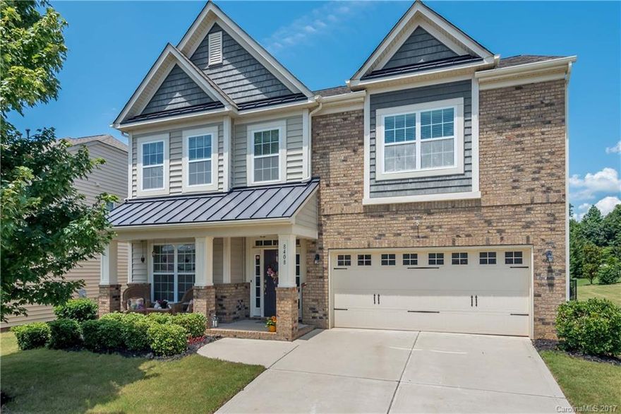 Location! Don't miss this opportunity to live in the desirable Ballantyne. This beautiful, well maintained, Fenmore plan is situated on a lrg, fenced yard w/trees for privacy. Relax on the oversized patio; complete w/fire pit; perfect for entertaining. Home includes 5 BR's, lrg kitchen w/granite & 42" cabinets. First floor includes 5th BR, hardwoods, new carpet, & pre-wired for surround sound in Great Rm. Upstairs has incredible Mst suite +3 spacious BR's & Lrg loft; plenty of room for everyone.