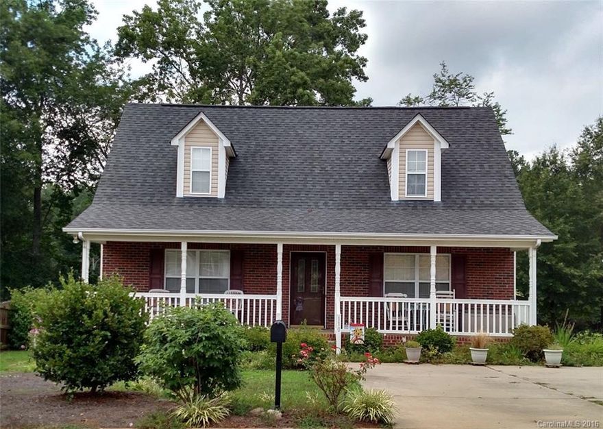 Charming waterfront home on private 16 acre lake. Tons of fishing! Only lakefront homeowners have access to the lake. Three bedrooms, two and one half bath. Master on main with walk in closet. Master bath with garden tub. Laundry on main. Upper has two huge bedrooms and one full bath. Deck overlooking beautiful & serene lake!