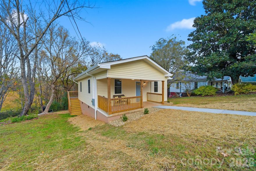 All this home needs is you!  Welcome to 20 Archer Street, Granite Falls, NC.  The little things that make a house feel like home - a wide front porch, an actual laundry room with a washer and dryer, a kitchen pantry, walk in closet in the primary bedroom, open shelving in the bathroom, not to mention new flooring, paint, light fixtures, kitchen appliances, doors - all these things make home buying feel good.  Granite Falls is a small town located in the foothills of the Blue Ridge Mountains.  Halfway between two larger, growing cities - Hickory and Lenoir.  Archer Street is centrally located between Hwy 321 and downtown Granite Falls.  Quick to everything!  New construction going on in the same neighborhood at a much higher price point.  I invite you to come take a look.  Don't have a lender?  Happy to recommend a local lender to you!