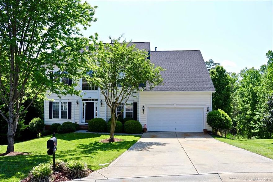 Awesome home on cul-de-sac lot with pond access in sought after Knightsbridge Subdivision.  Hardwood, carpet & tiled floors.  Main floor office, LR, DR, kitchen, 1/2 bath, breakfast & great room plus laundry.  4 bedrooms & 2 full baths upstairs & a fin. basement for everyone's enjoyment.  Crafting area with built-in cabinets, two rooms for storage or hobbies, full bath, exercise & gaming areas plus great room & wet bar/kitchenette.  Backyard with patio & firepit plus double tiered deck.