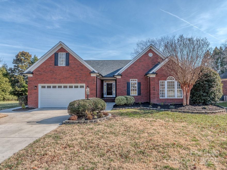 This beautifully renovated all-brick ranch home is completely move-in ready and thoughtfully updated for today’s buyer. Offering the ease of single-level living, the home features major improvements including a new roof, new HVAC system, new LVP flooring throughout, and fresh interior paint, providing both peace of mind and modern style.

Inside, the spacious great room with high ceilings and a gas fireplace creates an inviting central space ideal for everyday living and entertaining. The updated kitchen shines with new cabinetry, countertops, appliances, and updated lighting fixtures, delivering both style and functionality.

Both bathrooms have been fully renovated with new tile, new vanities, and a relaxing soaking tub, creating a spa-like retreat. The spacious primary suite includes a large walk-in closet with custom built-ins, providing exceptional storage and organization.

Enjoy outdoor living on the large deck overlooking a private backyard, perfect for entertaining, outdoor dining, or simply relaxing. Located near UNC Charlotte in a mature, established community, this beautifully updated ranch home offers convenience, charm, and timeless all-brick construction with thoughtful modern updates throughout.