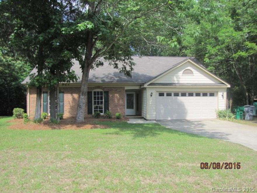 1-sty home with open floor plan. The Family Room has a cathedral ceiling with a wood burning fireplace and a door opens to a deck overlooking a large wooded lot. Oversized 2-car garage with room for a work area.  Sold as is.  Previously was a rental, owner never lived in the property. *Multi-Offers received, doing Highest and Best with cutoff at 10 am on 6/24/15. See Response to Offer in attachments, no other notices to be sent.