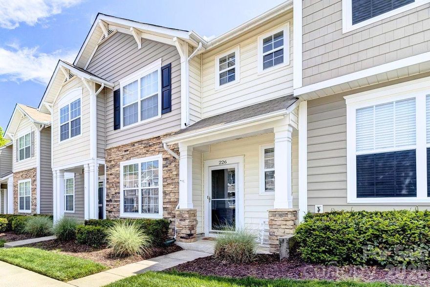 Don’t miss this beautifully updated, low-maintenance townhome in the highly desirable Fieldstone community of Fort Mill. Upon entry, you’re welcomed by a versatile flex space ideal for a home office, playroom, or additional living area. The open-concept great room features a cozy fireplace and flows seamlessly into a modern kitchen complete with granite countertops, neutral colored cabinetry, tile backsplash, pantry, and stainless steel appliances, including a brand-new dishwasher. The adjacent dining area is perfect for everyday meals and entertaining.

Upstairs, the spacious primary suite boasts a vaulted ceiling, walk-in closet, and private ensuite bath. Two additional bedrooms share a full bathroom, offering comfortable accommodations for family or guests. Enjoy outdoor living on your private, fenced-in patio - complete with a storage room - while the community pool and clubhouse are just a short walk away.

Recent updates include a plumbing re-pipe (2024), AC unit (2023), LVP flooring (2023), half bath vanity (2023), updated lighting and ceiling fans (2023), and a new stainless steel dishwasher (2026).

Conveniently located near shopping, dining, major highways, and top-rated Fort Mill schools, this move-in-ready home truly has it all. Schedule your showing today!