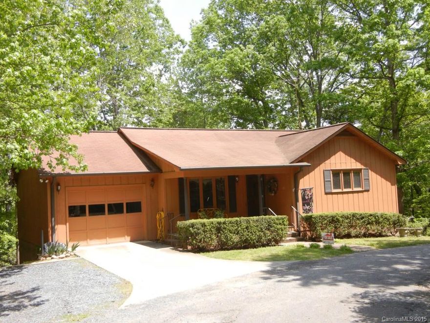 Very private ranch style house on approximately 1.4 acre tract on the Little River.  Attached 1-car garage. Basement is partially finished with room for growth.