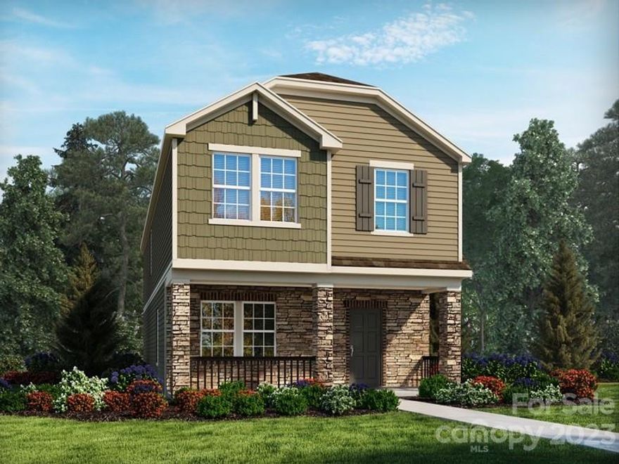 Brand new, energy-efficient home available by Jul 2023! Welcome guests on the charming front porch. Inside, the open-concept main level features a spacious family room. Linen cabinets, shaded grey granite countertops, brown-grey EVP flooring with natural ivory carpet in our Elemental package. Located just minutes from Downtown Pineville, NC, Preston Park is ideally situated near a host of shopping and dining options. Enjoy the outdoors with leisurely walks and bike rides at many of the nearby parks and trails. Schedule a tour today to learn about the groundbreaking energy efficiency that is built seamlessly into every home in this community so you can spend less on utility bills and more on the things that matter most.  Each of our homes is built with innovative, energy-efficient features designed to help you enjoy more savings, better health, real comfort and peace of mind.