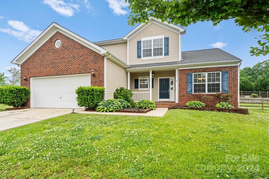 This 4 bed 2.5 bath home nestled on a CUL-DE-SAC lot has brand NEW LVP FLOORING throughout the main level, NEW CARPET on the 2nd floor & is FRESHLY PAINTED. Upon entry, you're greeted by office w/ French doors, offering a quiet retreat for work/study. To the left, you'll find the convenient laundry room & a half bath. The kitchen has a spacious peninsula island & sleek stainless steel appliances. The living room sets the stage for relaxation & gatherings. The MAIN FLOOR PRIMARY is complete w/ an ensuite bath w/ double sinks, a luxurious garden tub, a separate standing shower & a generously sized walk-in closet. Upstairs, are 3 additional bedrooms, bathroom & a HUGE LOFT. Outside, the fully fenced backyard boasts ample space for gardening or enjoying the outdoors, while mature trees ensure privacy & tranquility. Additionally, newly replaced AC unit (Oct '22) & access to the community's outdoor pool, perfect for enjoying warm summer days.